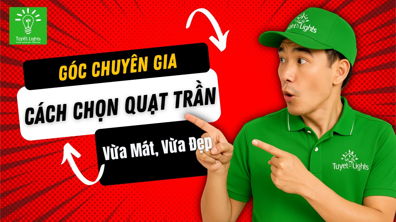 Góc Chuyên Gia: Cách Chọn Quạt Trần Panasonic Vừa Mát, Vừa Đẹp